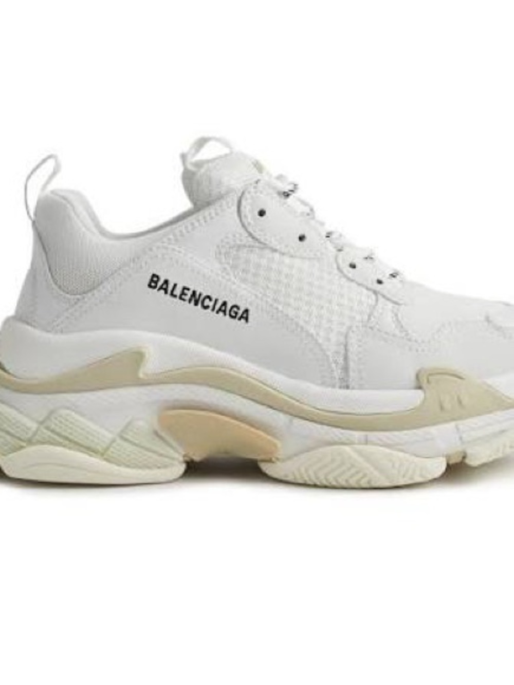 OG Balenciaga Women’s White Triple S Low-Top Sneaker